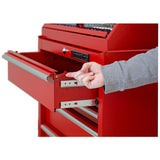 41 in. x 24 in. D 11-Drawer Roller Cabinet Tool Chest in Red - Super Arbor