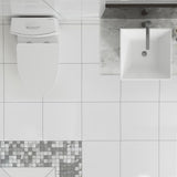 St. Tropez 1-Piece 0.8/1.28 GPF Dual Flush Elongated Toilet in White - Super Arbor