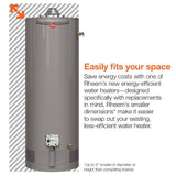 Performance 48 Gal. Tall 6 Year 40,000 BTU Natural Gas Power Direct Vent Tank Water Heater - Super Arbor