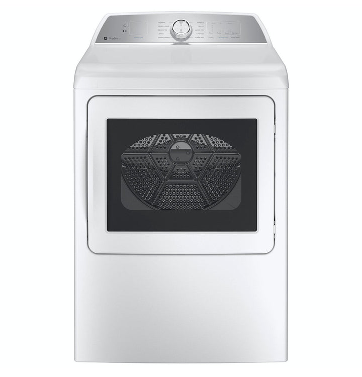 GE 7.4-cu ft Reversible Side Swing Door Gas Dryer (White) ENERGY STAR
