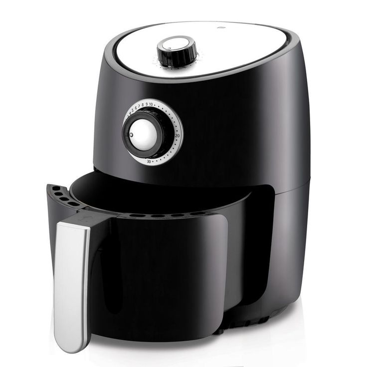 Black Countertop Air Fryer Oven Cooker Healthy Kitchen Convection Air Fry Cooking
