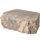 4 in. x 11.75 in. x 6.75 in. Pewter Concrete Retaining Wall Block - Super Arbor