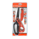 Crescent Wiss 10 in. Heavy Duty Titanium Coated Tradesmen Scissor and 3.25 in. Steel Drop Point Pocket Knife Set (2-Piece)