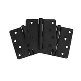 3-1/2 in. Square Corner Satin Nickel Door Hinge Value Pack (10 per Pack) - Super Arbor
