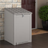 6.3 cu. ft. Gray Parcel Mailbox Light - Super Arbor