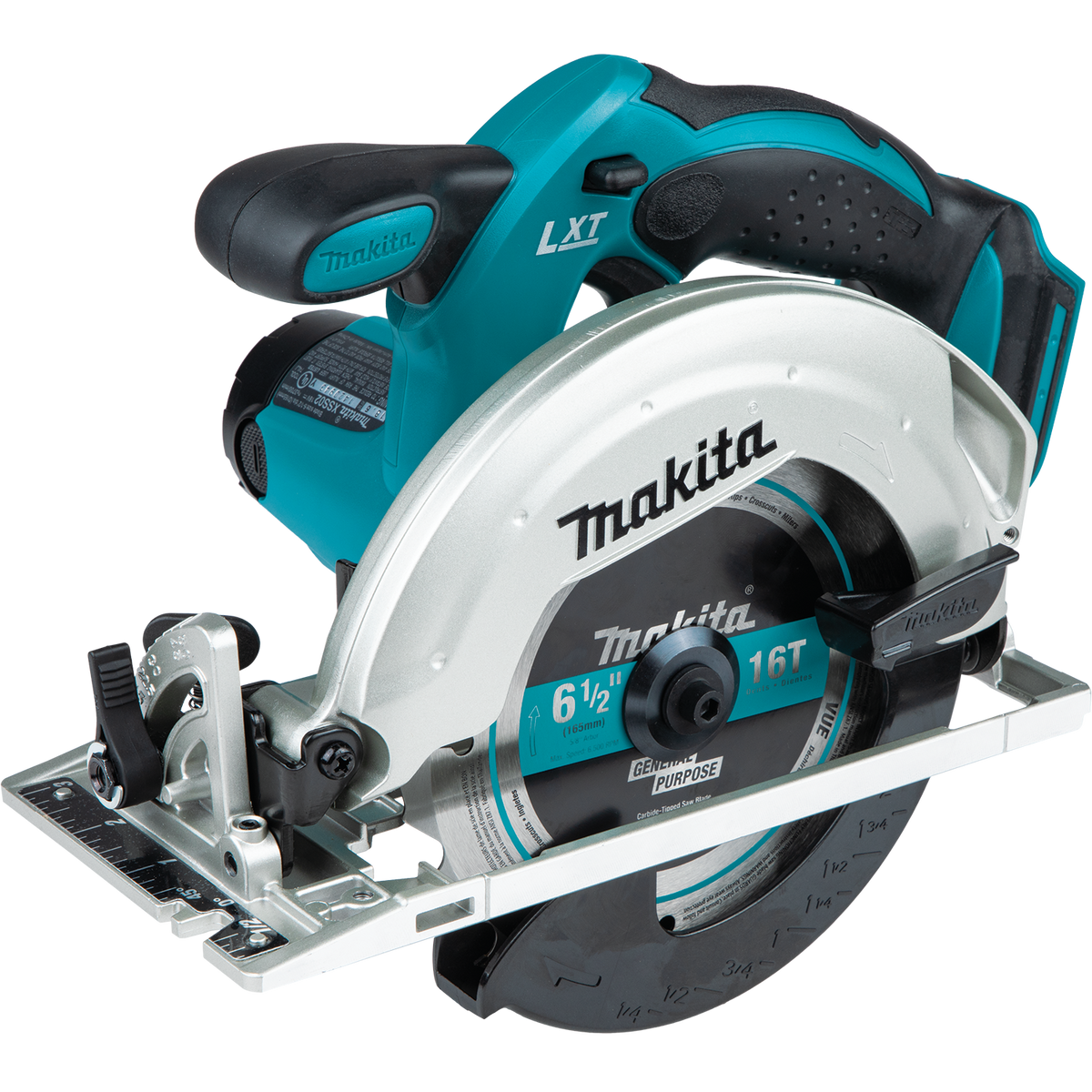 Makita 18V LXT Lithium-Ion Cordless 6-Piece Combo Kit, 3.0Ah (Drill-Driver, Impact Driver, 6-1/2" Circular Saw, Recipro Saw, Vacuum, LED Light)