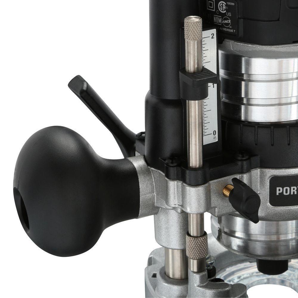 1-1/4 HP Compact Router with Plunge Base and Bag - Super Arbor