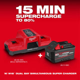 Milwaukee M18 18-Volt Lithium-Ion Battery 3-Pack: (1) High Output 6.0Ah + (2) 5.0Ah