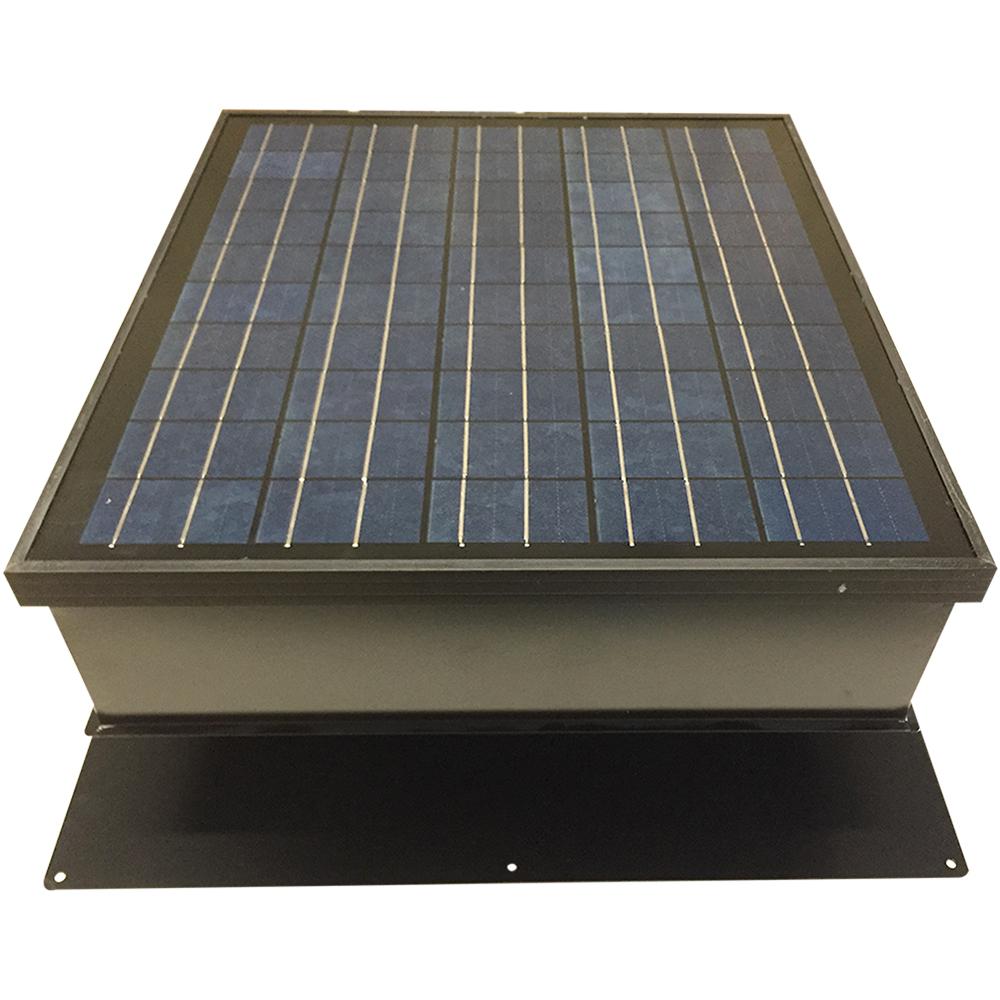 1550 CFM Powder Coated Galvanized Steel Solar Powered Attic Fan - Super Arbor