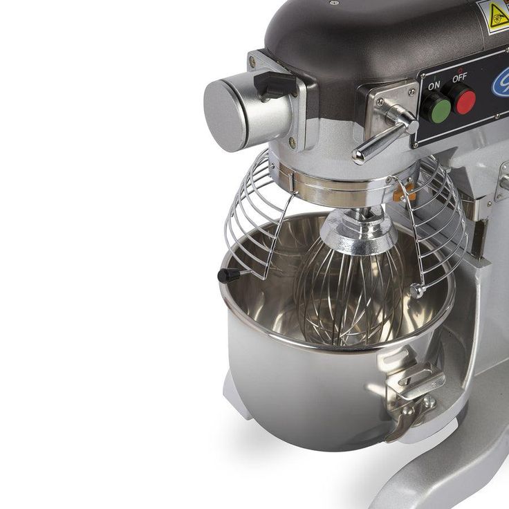 General Commercial 10-Quart 3-Speed Stainless Steel Commercial Stand Mixer