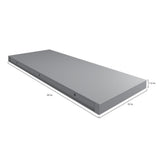 Assembled 30x1.5x12 in. Floating Shelf with Mounting Bracket in Gray - Super Arbor