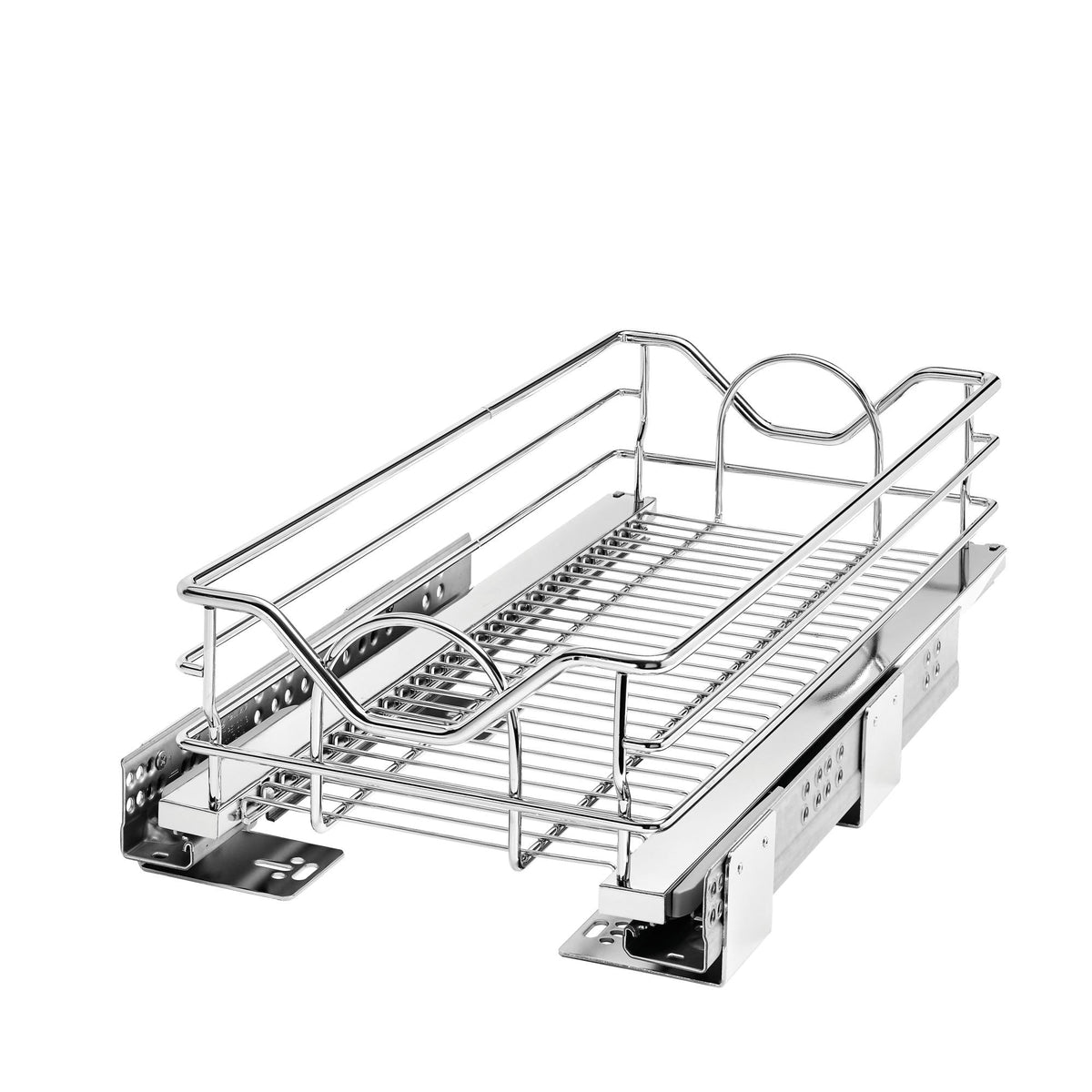 Rev-A-Shelf 14.3-in W x 5.62-in H 1-Tier Pull-Out Metal Soft-Close Basket Organizer