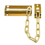Solid Brass Chain Door Guard in Satin Nickel - Super Arbor