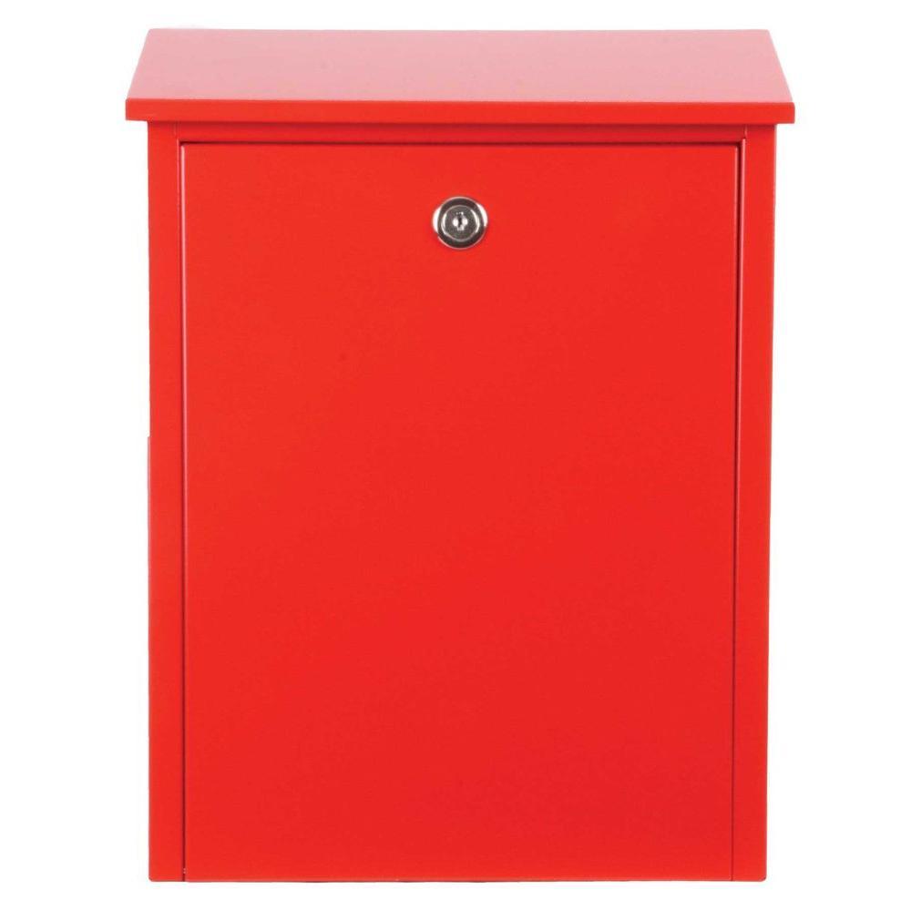 White Wall-Mount Locking Mailbox - Super Arbor