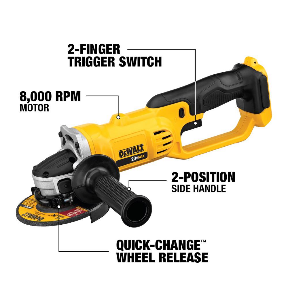FLEXVOLT 60-Volt MAX Li-Ion Cordless Brushless Reciprocating Saw Kit with 20-Volt 4-1/2 in. to 5 in. Grinder (Tool Only)