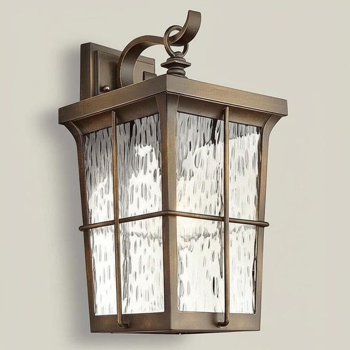 Home Decorators Collection Golden Bronze Outdoor Wall Lantern