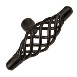 3 in. Long Rustic Bronze T-Handle Birdcage Cabinet Knobs (10-Pack) - Super Arbor