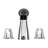 2-Handle 1-Spray Tub and Shower Faucet with Metal Knob Handles in Polished Chrome (Valve Included) - Super Arbor