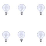 Sylvania 40-Watt Incandescent G25 Clear Globe Light Bulb (6-Pack)