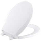 Cachet Elongated Closed Front Toilet Seat with Q3 Advantage in White - Super Arbor