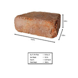 Pavestone RumbleStone Trap 3.5 in. x 10.25 in. x 7 in. Sierra Blend Concrete Garden Wall Block (120 Pcs. / 29.9 Face ft. / Pallet) - Super Arbor