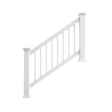 ArmorGuard Enclave 72 in. White Composite Stair Rail Kit - Super Arbor