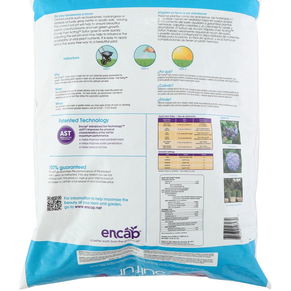 20 lb. Fast Acting Sulfur