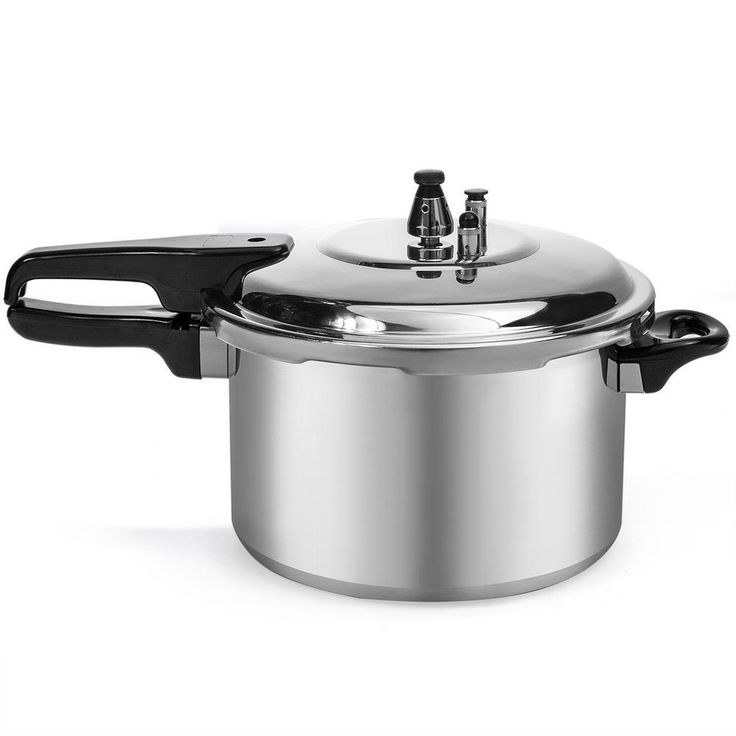 6 qt. Aluminum Pressure Cooker with Pressure Release