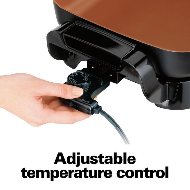 Durathon Ceramic 180 in. Black Electric Skillet with Removable Pan