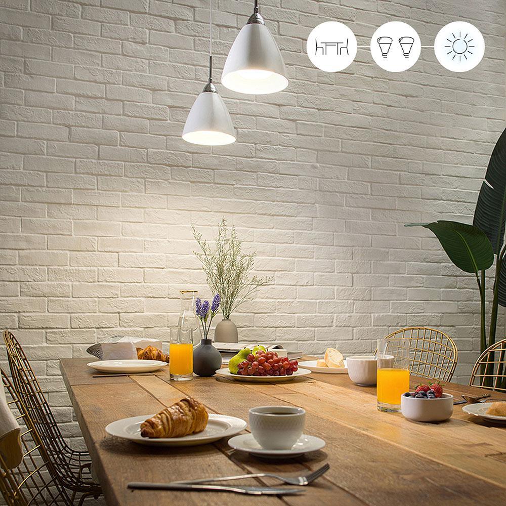 60W Equivalent A19 Colors and Tunable White Wi-Fi Connected Smart LED Light Bulb - Super Arbor