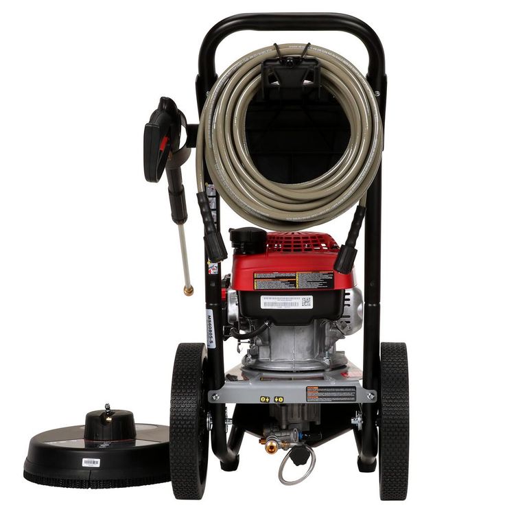 Simpson MegaShot MS60805-S 3000 PSI at 2.4 GPM HONDA GCV160 Cold Water Pressure Washer with Surface Scrubber