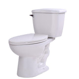 52.8 in. Walk-In Whirlpool Bathtub in White with 1.28 GPF Single Flush Toilet - Super Arbor