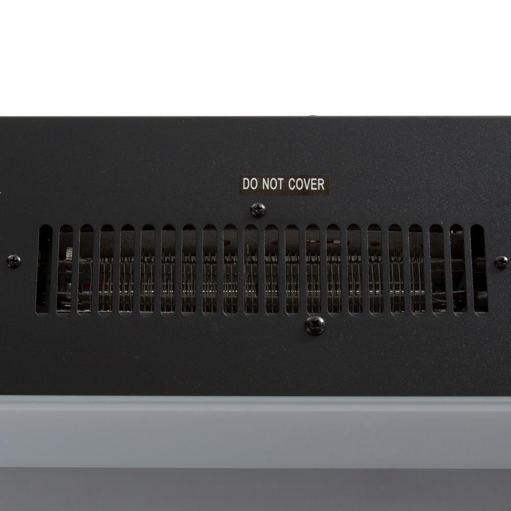 36 in. Color Changing LED Electric Fireplace in White - Super Arbor