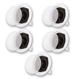 In-Ceiling 5 Speaker Set 2 Way Home Theater 1000-Watt - Super Arbor