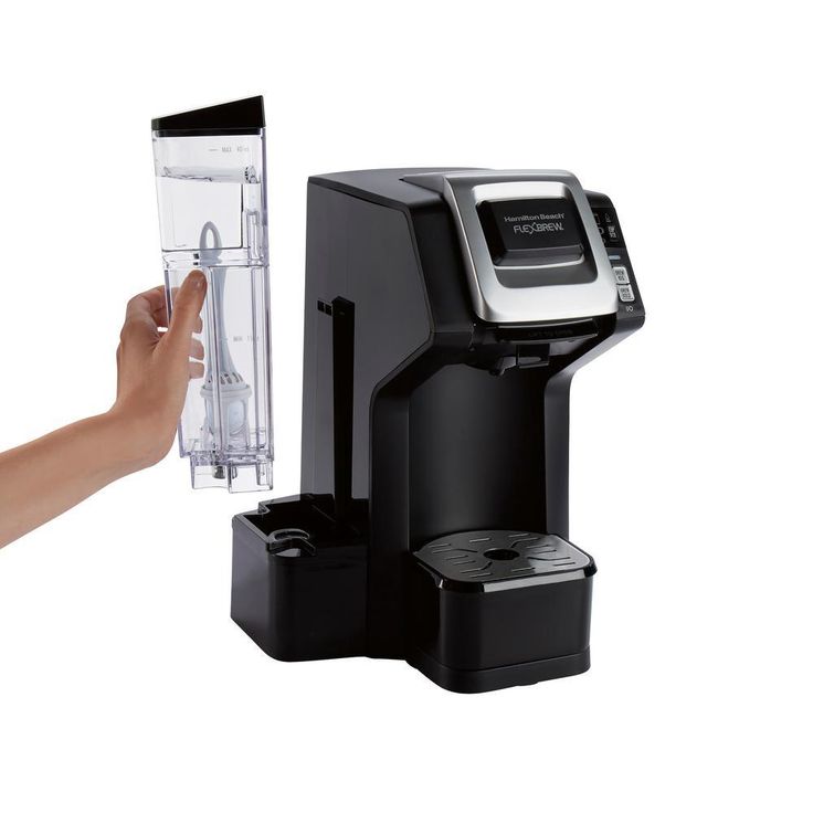 Connected FlexBrew 1-Cup Single Serve Black Coffeemaker with HB Connect App