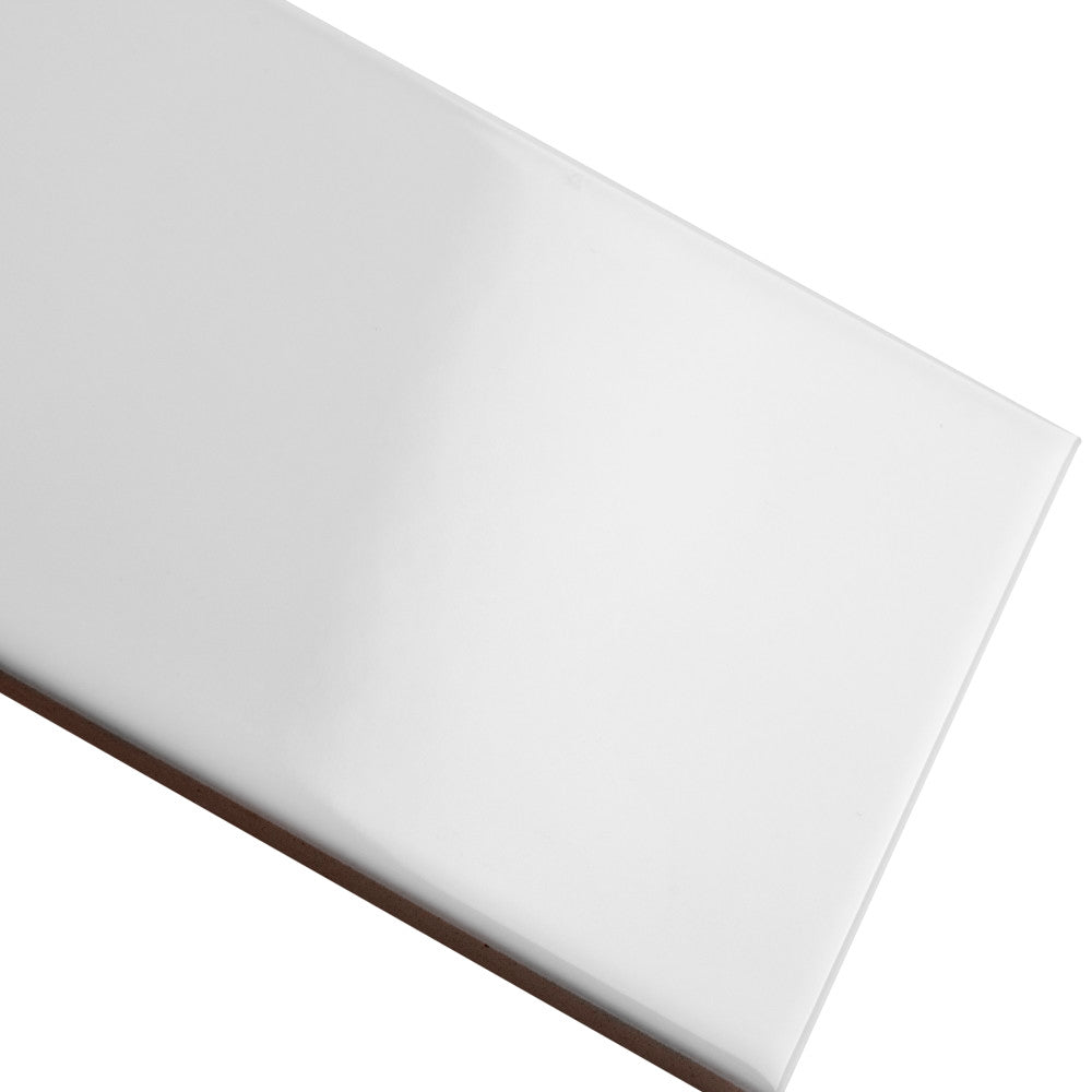 Merola Tile Crown Heights 3 in. x 6 in. Glossy White Ceramic Wall Tile (6.03 sq. ft. / Case)
