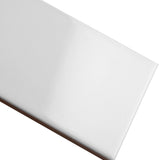 Merola Tile Crown Heights 3 in. x 6 in. Glossy White Ceramic Wall Tile (6.03 sq. ft. / Case)