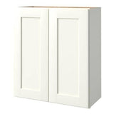 allen + roth Aveley 27-in W x 30.125-in H x 12-in D Linen Maple Door Wall Semi-Custom Cabinet