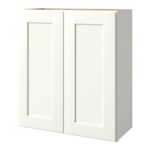 allen + roth Aveley 27-in W x 36.125-in H x 12-in D Linen Maple Door Wall Semi-Custom Cabinet