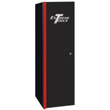 19 in. 3-Drawer Side Locker Tool Chest in Black with Red Handles and Trim - Super Arbor