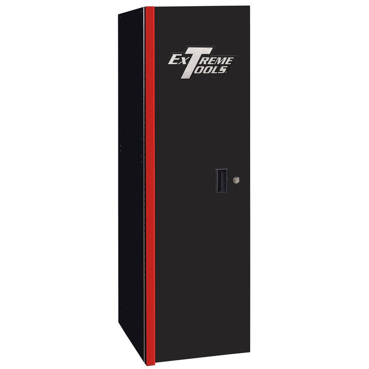 19 in. 3-Drawer Side Locker Tool Chest in Black with Red Handles and Trim - Super Arbor