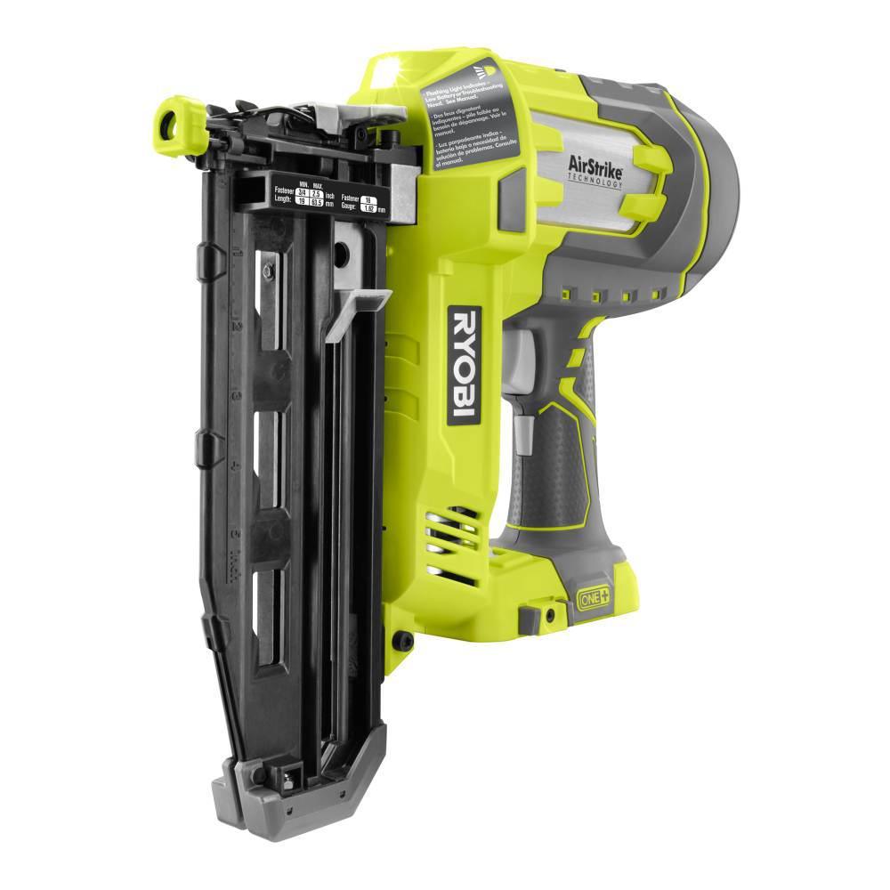 18-Volt ONE+ AirStrike 16-Gauge Cordless Straight Finish Nailer Kit with ONE+ 2.0 Ah Lithium-Ion Battery and Charger - Super Arbor