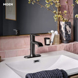 Genta Single Handle Single Hole Bathroom Faucet in Matte Black (2-pack)