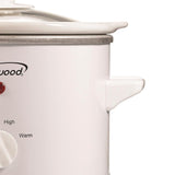 1.5 Qt. White Slow Cooker