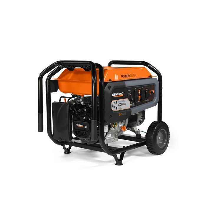 Generac GP 6500-Watt Gasoline Powered Portable Generator with CO-Sense 49/CSA