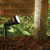Low-Voltage 20-Watt Black Halogen Outdoor Landscape Flood Light