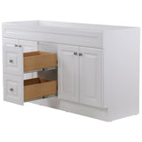 Glensford 60 in. W x 22 in. D Vanity Cabinet Only in White - Super Arbor