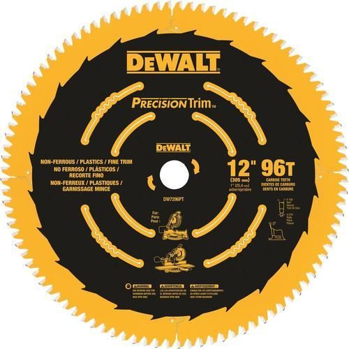 DEWALT Precision Trim 12-in 96-Tooth Segmented Carbide Circular Saw Blade