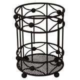 Arbor Oil-Rubbed Bronze Cutlery Holder with Mesh Bottom and Non-Skid Feet