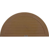 32 in. x 16 in. Half Round Primed Polyurethane Paintable Gable Louver Vent - Super Arbor